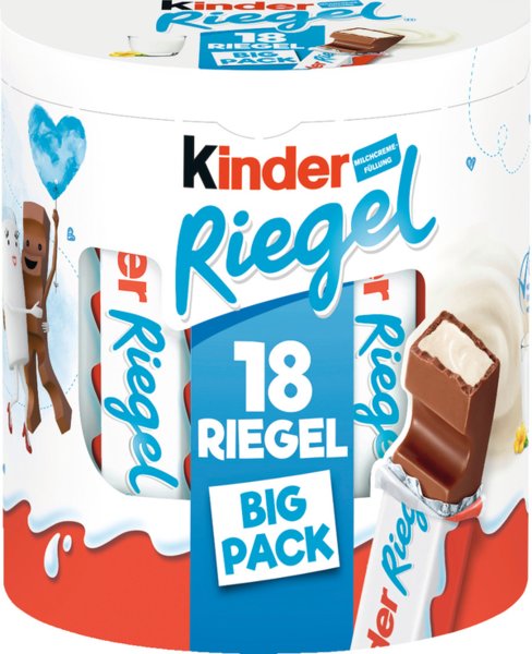 Kinder Riegel Big Pack 18 Riegel 378g