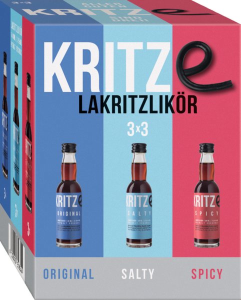 Kritze Lakritzlikör 21,8% vol. 9x40ml Kritze Lakritzlikör 21,8% vol. 9x40ml