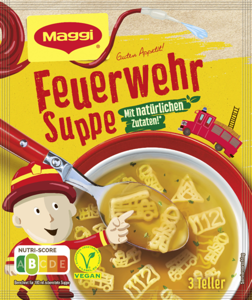 Maggi Guten Appetit Feuerwehr-Suppe ergibt 750ml