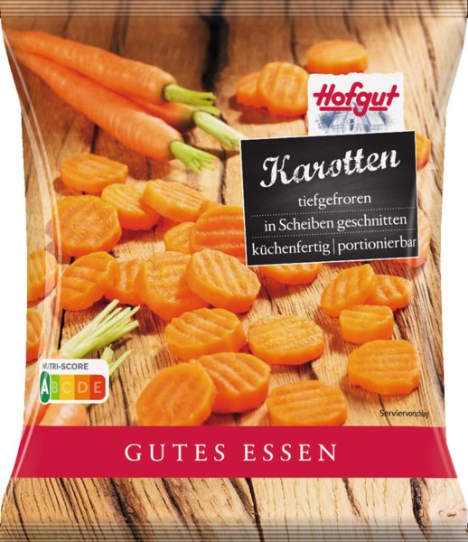 Hofgut Karotten in Scheiben 1000g Hofgut Karotten in Scheiben 1000g
