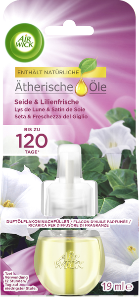 Air Wick Duftölflakon Seide & Lilienfrische Nachfüller 19ml Air Wick Duftölflakon Seide & Lilienfrische Nachfüller 19ml