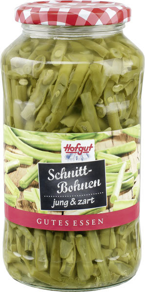 Hofgut Schnittbohnen 720ml Hofgut Schnittbohnen 720ml