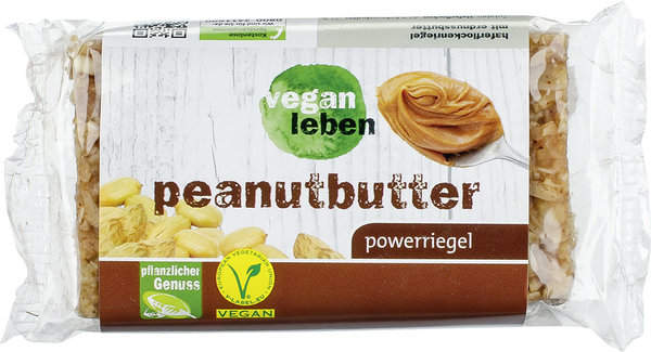 vegan leben Powerriegel Peanutbutter 95g vegan leben Powerriegel Peanutbutter 95g