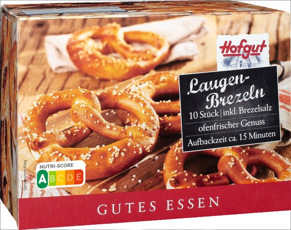 Hofgut Laugenbrezel 10 Stück 868g Hofgut Laugenbrezel 10 Stück 868g