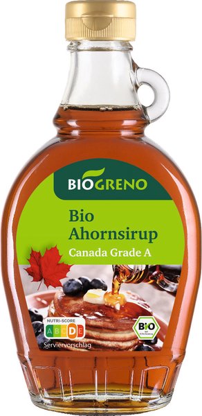 Biogreno Ahornsirup Canada Grade A 250ml Biogreno Ahornsirup Canada Grade A 250ml