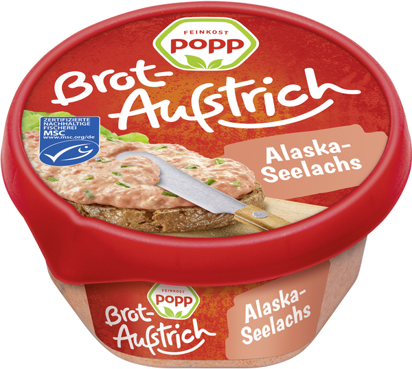 Popp Brotaufstrich Alaska-Seelachs 150g Popp Brotaufstrich Alaska-Seelachs 150g