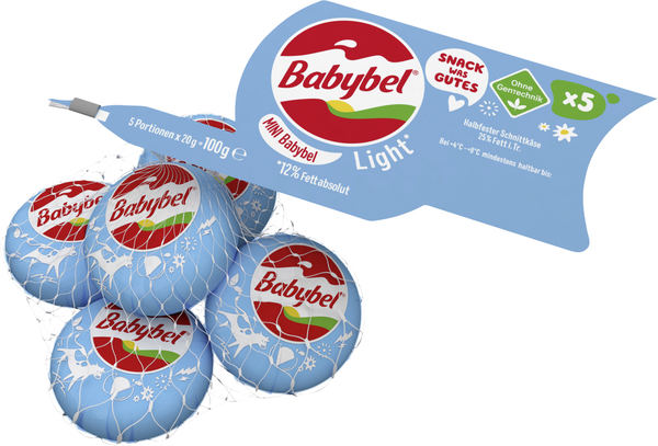 Babybel Mini light 5x20g Babybel Mini light 5x20g