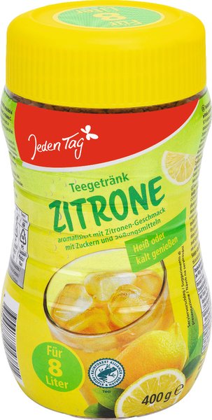 Jeden Tag Zitronen Tee ergibt 8l 400g