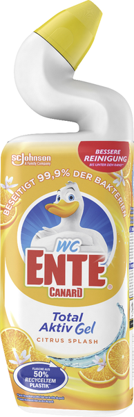 WC-Ente Total Aktiv Gel WC-Reiniger Citrus Splash 750ml WC-Ente Total Aktiv Gel WC-Reiniger Citrus Splash 750ml