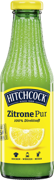 Hitchcock Zitrone Pur 100% Direktsaft 0,5l Hitchcock Zitrone Pur 100% Direktsaft 0,5l