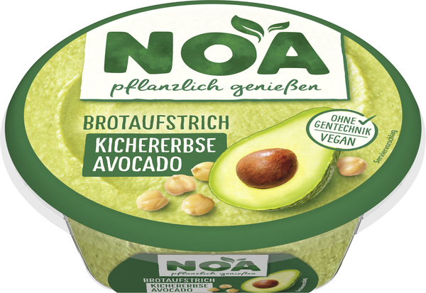 NOA Brotaufstrich Kichererbse-Avocado 175g 
