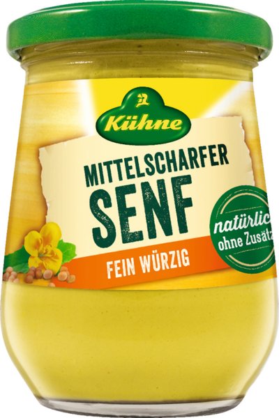 Kühne Senf mittelscharf 250ml