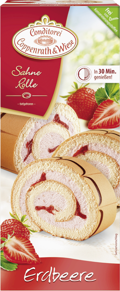 Conditorei Coppenrath & Wiese Sahne Rolle Erdbeere 400g Conditorei Coppenrath & Wiese Sahne Rolle Erdbeere 400g