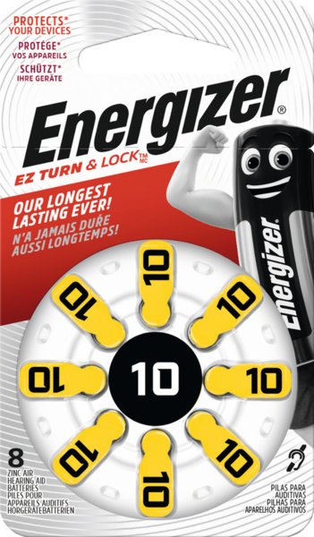 Energizer Hörgerätebatterie (10) 8 Stück