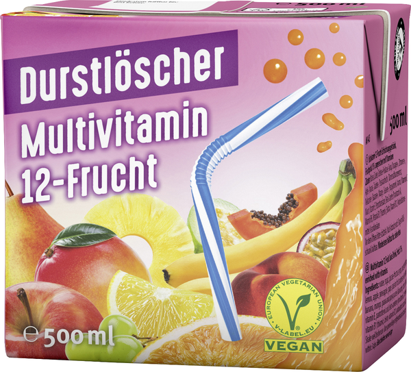 Durstlöscher Multivitamin 12-Frucht 0,5l Durstlöscher Multivitamin 12-Frucht 0,5l