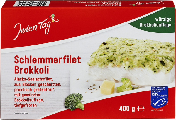 Jeden Tag Schlemmerfilet Brokkoli 400g