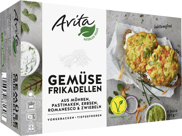 Avita Gemüse-Frikadellen 75g