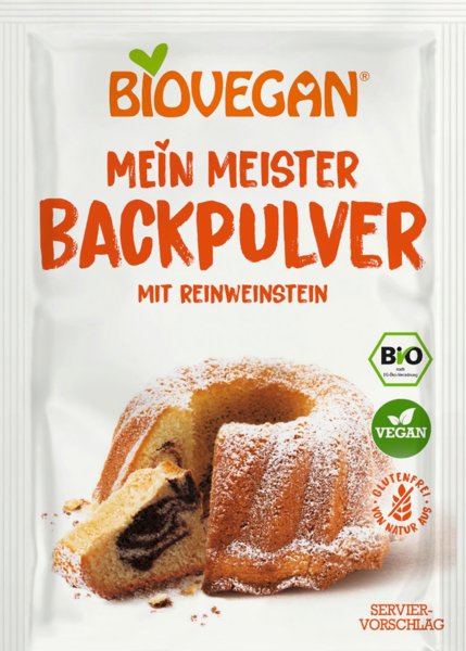 Biovegan Mein Meister Backpulver 3 Stück
