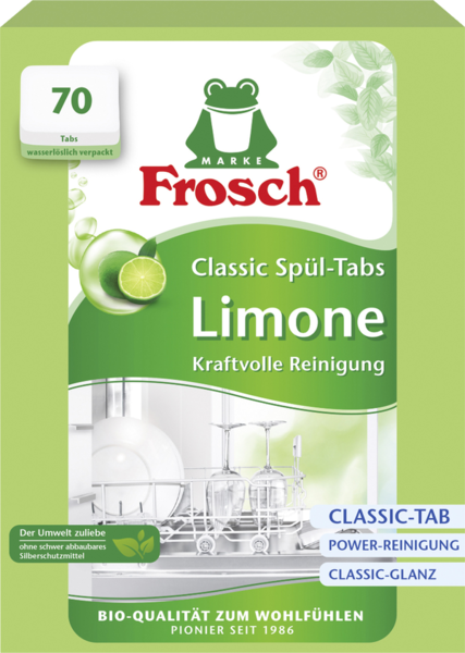Frosch Classic Spül-Tabs Limone 70 Stück