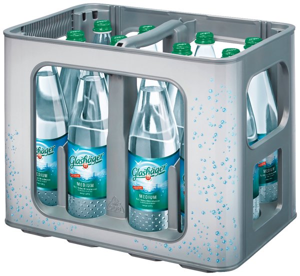 Glashäger Mineralwasser Medium 12/0,75l