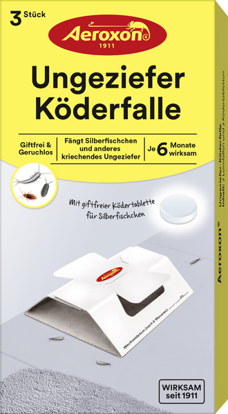 Aeroxon Ungeziefer-Köderfalle 3 Stück