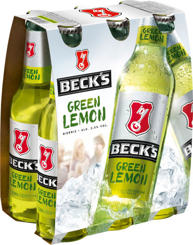 Beck´s Green Lemon 6/0,33l Beck´s Green Lemon 6/0,33l