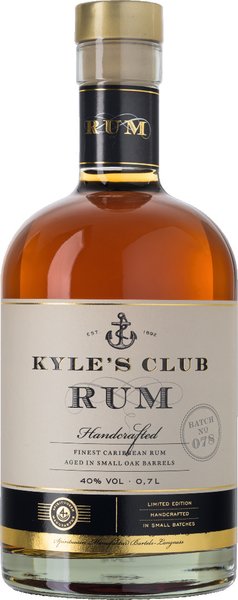 Kyle´s Club Rum 40% vol. 0,7l Kyle´s Club Rum 40% vol. 0,7l