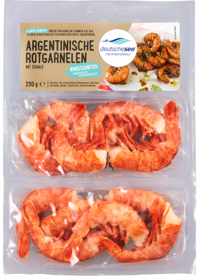 Deutsche See Argentinische Rotgarnele Easy Peel 250g