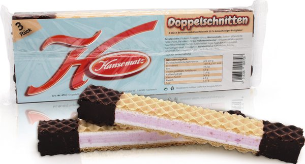 Hansematz Doppelschnitten 3 Stück 81g Hansematz Doppelschnitten 3 Stück 81g