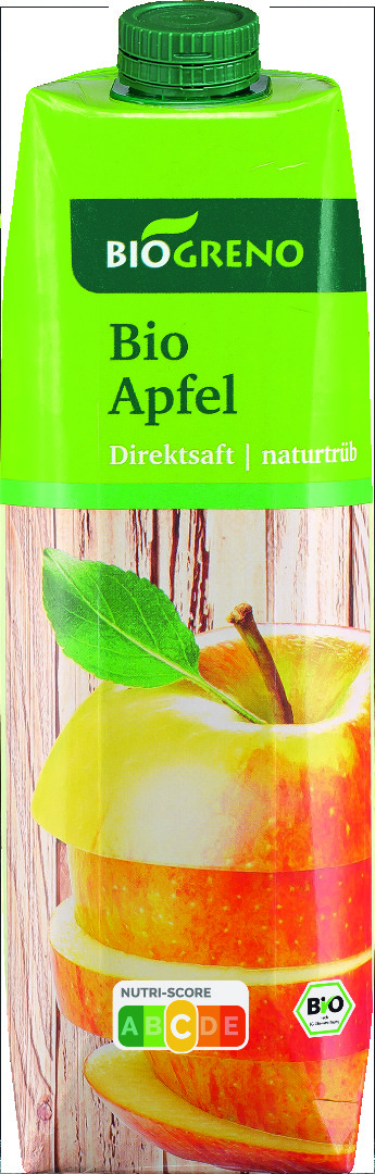 Biogreno Apfel Direktsaft naturtrüb 1l Biogreno Apfel Direktsaft naturtrüb 1l