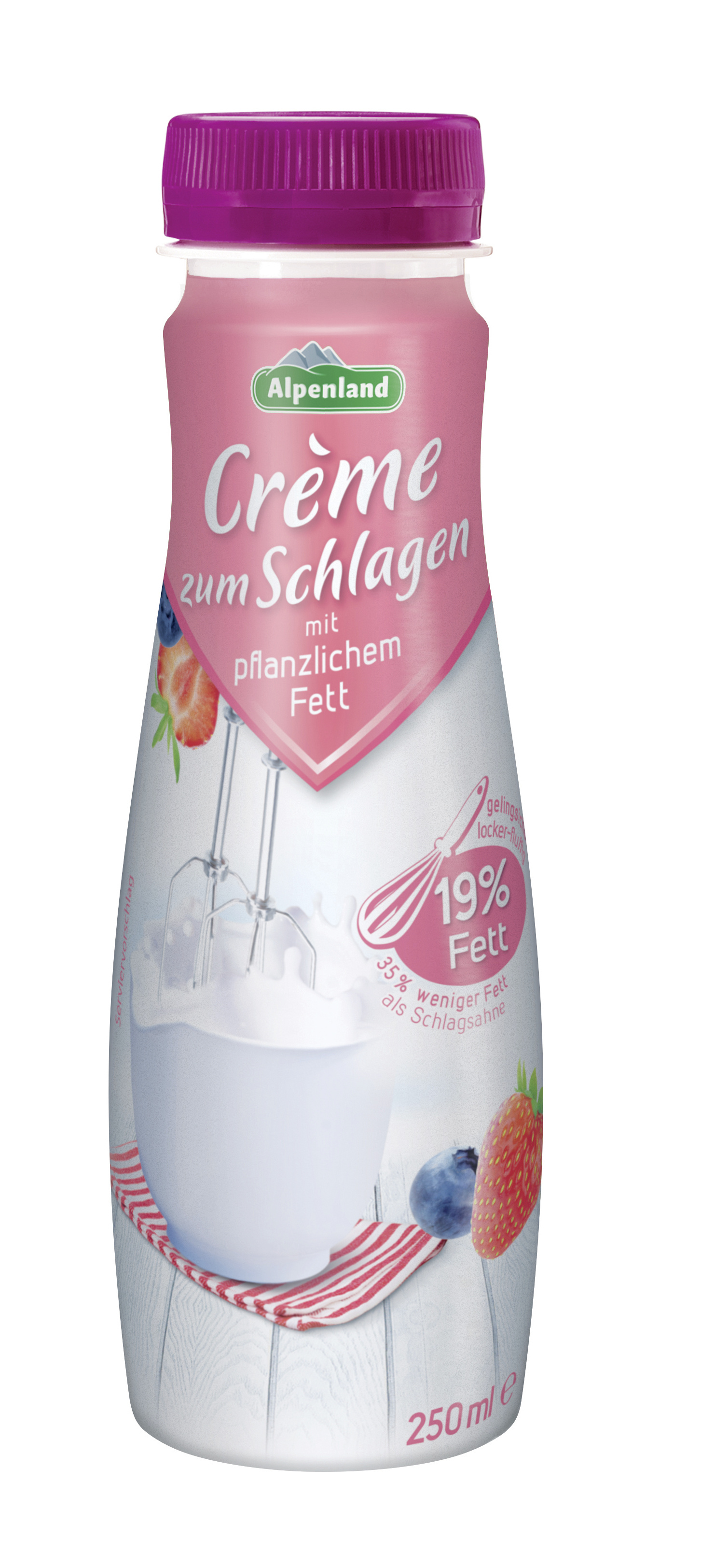 Alpenland Crème zum Kochen 19% Fett 250ml