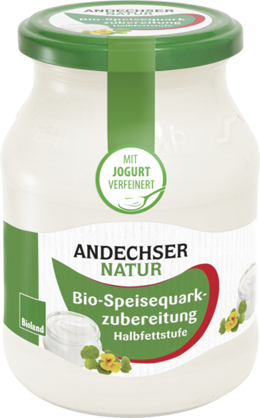 Andechser Bio-Speisequarkzubereitung Halbfettstufe 500g