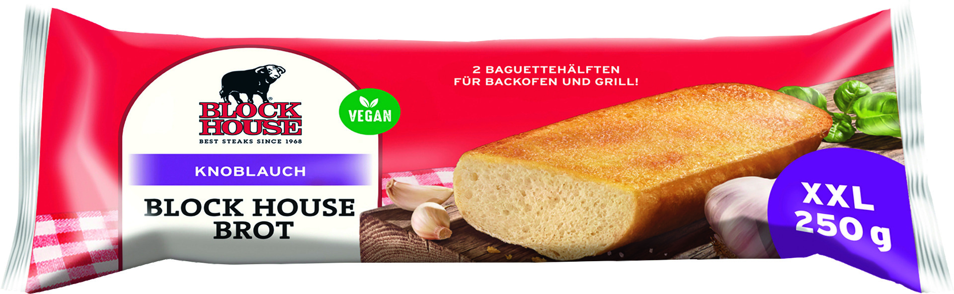 Block House Knoblauchbrot XXL 250g Block House Knoblauchbrot XXL 250g
