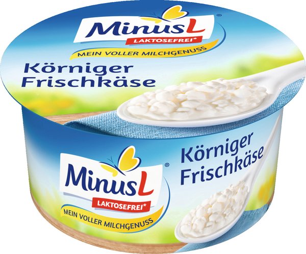 Minus L laktosefreier Körniger Frischkäse 150g