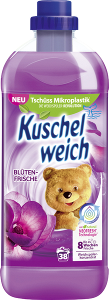Kuschelweich Weichspüler Blütenfrische 38 Waschladungen 1l Kuschelweich Weichspüler Blütenfrische 38 Waschladungen 1l