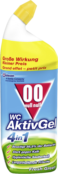 00 WC AktivGel 4in1 WC-Reiniger Fresh Green 750ml