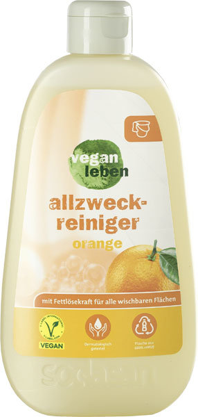 vegan leben Allzweckreiniger Orange 500ml vegan leben Allzweckreiniger Orange 500ml