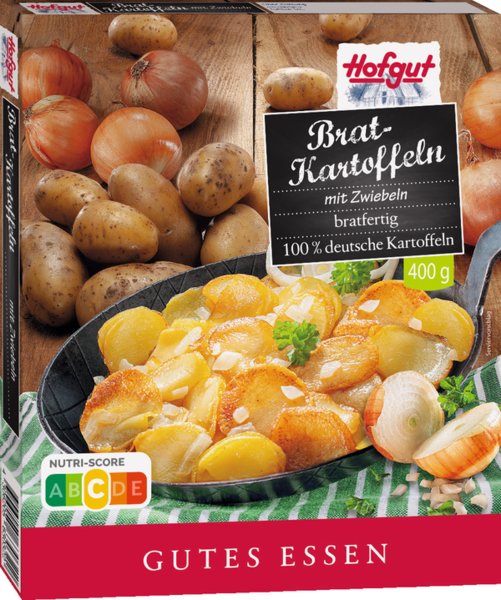 Hofgut Bratkartoffeln mit Zwiebeln 400g Hofgut Bratkartoffeln mit Zwiebeln 400g