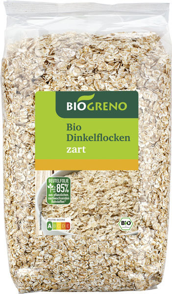 Biogreno Dinkelflocken zart 500g Biogreno Dinkelflocken zart 500g