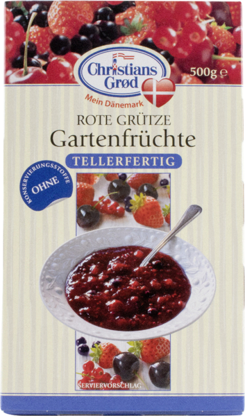 Christians Grod Rote Grütze Gartenfrüchte 500g