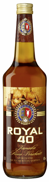 7 Märker Jamaika Rum-Verschnitt Royal 40% vol. 0,7l