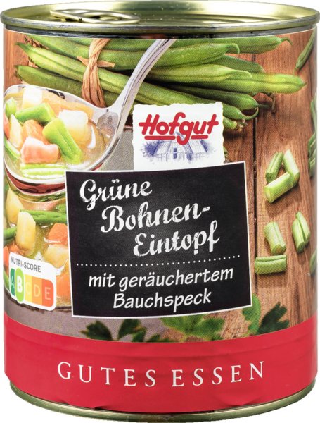 Hofgut Grüne Bohneneintopf 800g Hofgut Grüne Bohneneintopf 800g