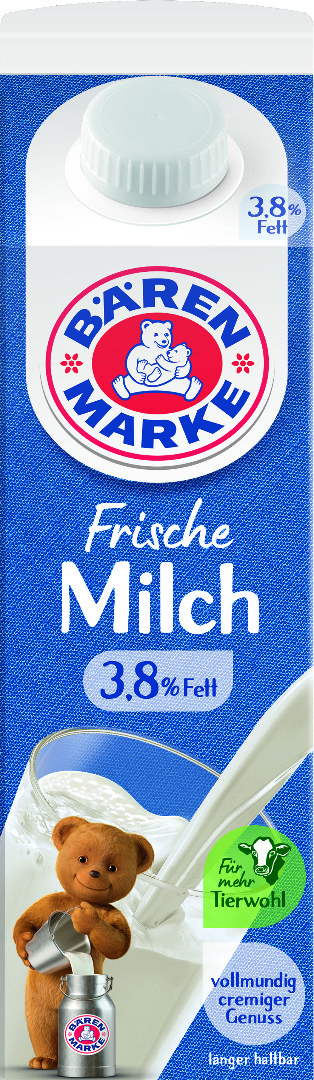 Bärenmarke Frische Milch 3,8% 1l