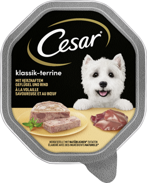 Cesar Klassik-Terrine Geflügel & Rind 150g Cesar Klassik-Terrine Geflügel & Rind 150g