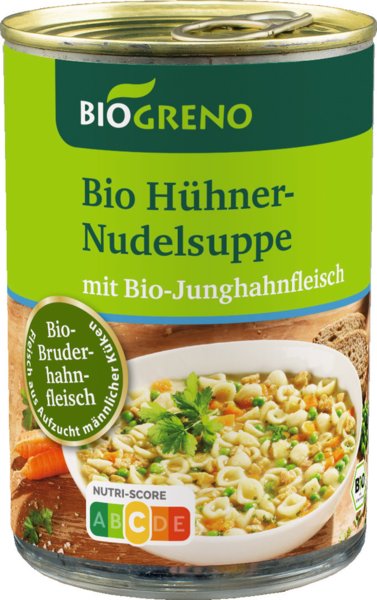 Biogreno Hühner-Nudelsuppe 380ml Biogreno Hühner-Nudelsuppe 380ml