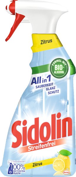 Sidolin Streifenfrei Zitrus 500ml Sidolin Streifenfrei Zitrus 500ml