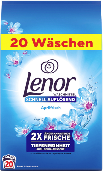 Lenor WM Pulver Aprilfrisch 1.2KG Lenor WM Pulver Aprilfrisch 1.2KG