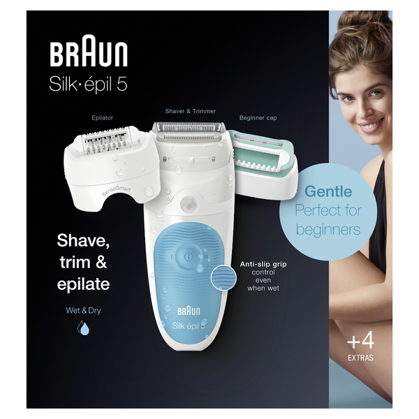 Braun Haarentfernung elektrisch Silk-épil 5-610 SensoSmartTM, 1 Stück Braun Haarentfernung elektrisch Silk-épil 5-610 SensoSmartTM, 1 Stück