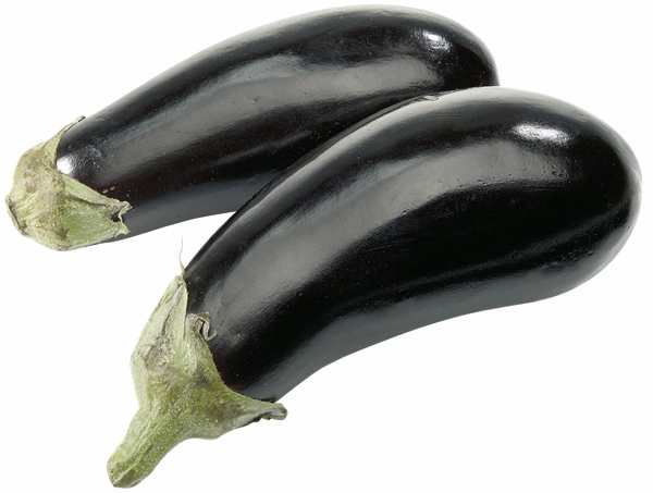 Auberginen violett 