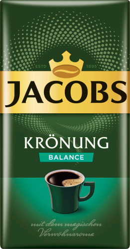 Jacobs Krönung Kaffee Balance gemahlen 500g Jacobs Krönung Kaffee Balance gemahlen 500g